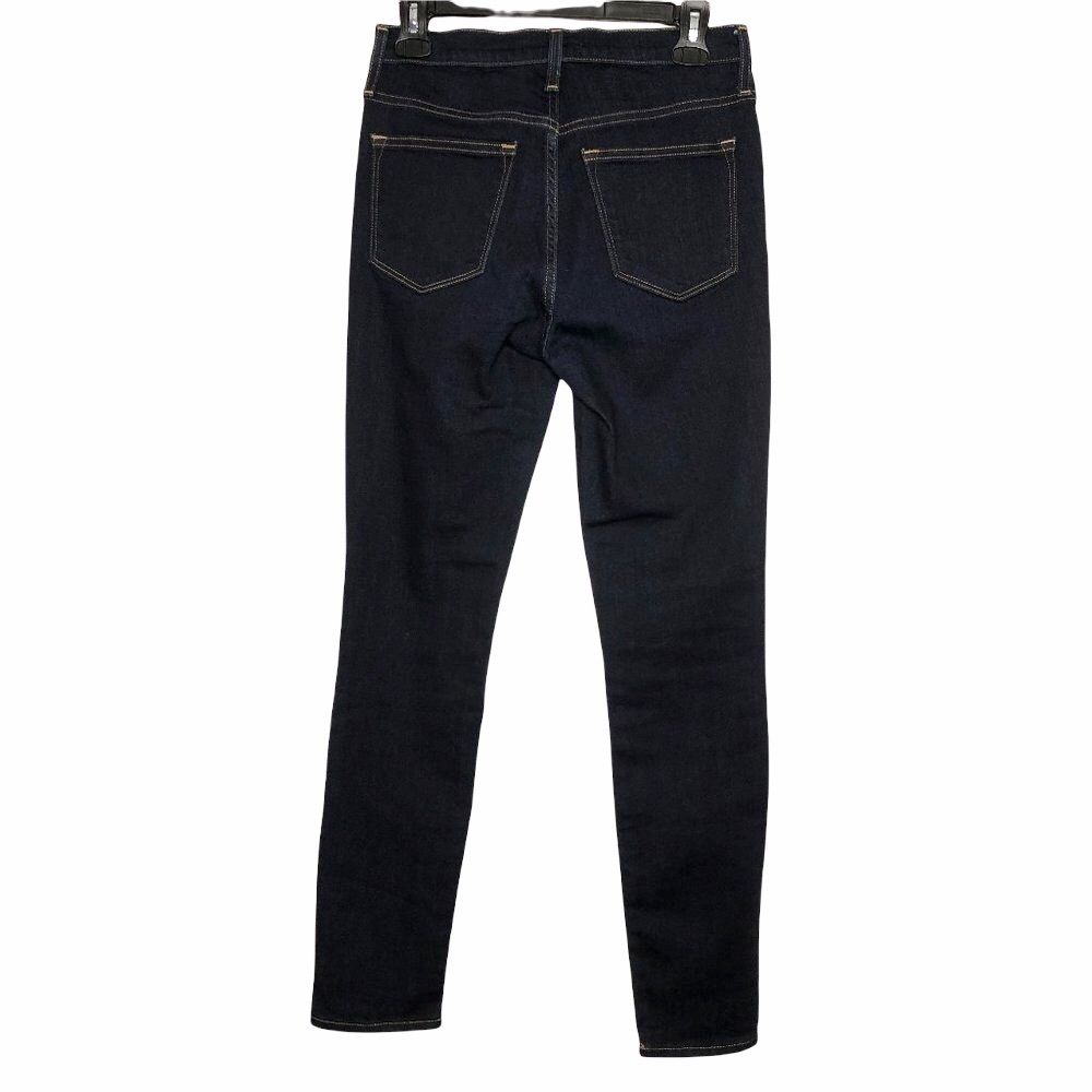 NEW - J. CREW Mercantile Skinny Cropped Dark Wash Jeans - Size 27 Waist - Picture 2 of 4
